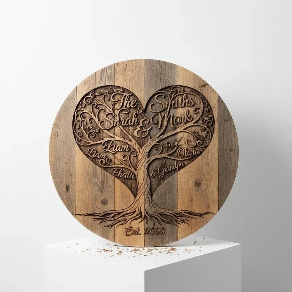 The Love Tree -‎ Personalized Family Name Sign